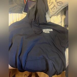 Georgia Tech Navy Sweatshirt Hoodie